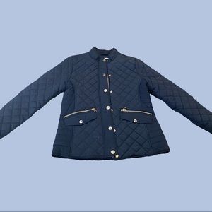 Zara Girls size 13/14 Navy Lightweight Coat